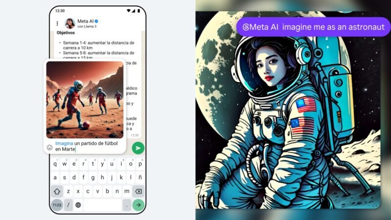 Meta lanza su IA de código abierto en Instagram, Facebook y WhatsApp