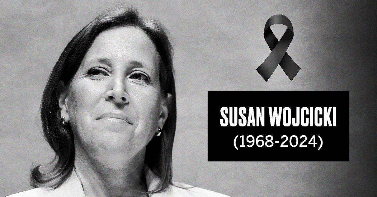 Muere Susan Wojcicki, ex CEO de YouTube